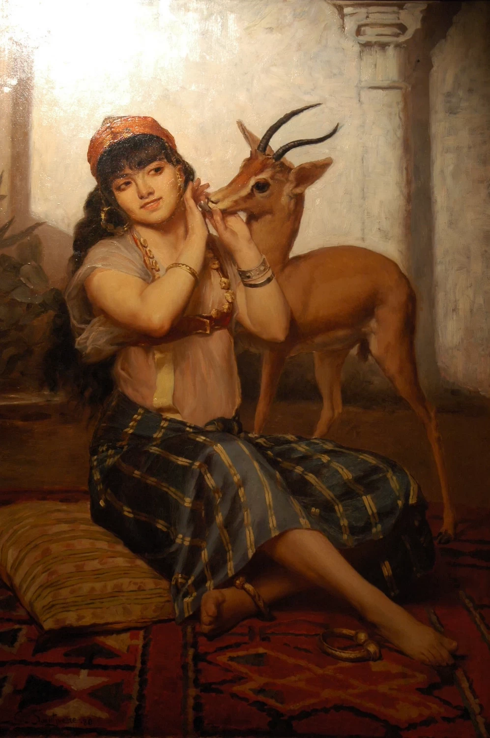 Ragazza con gazzella - Musée d'art et d'histoire de Narbonne